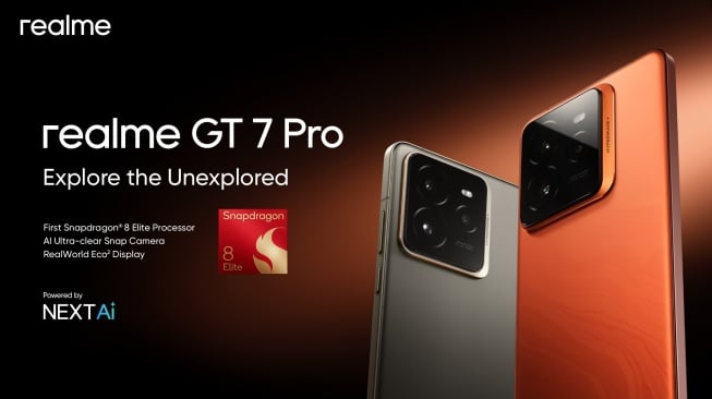 Realme GT 7 Pro Resmi Rilis Global, Banyak Fitur AI Harga Rp 13 Juta