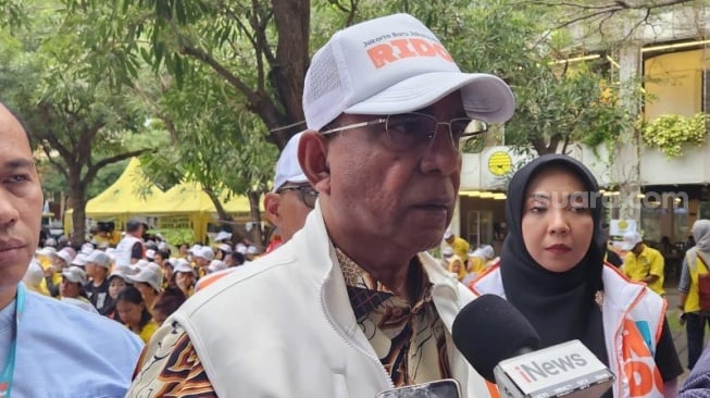 Wakil Ketua DPD Golkar Jakarta, M Ashraf Ali. (Suara.com/Fakhri)