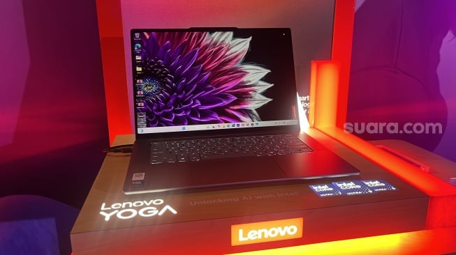 Lenovo Yoga Slim 7i Aura Edition Meluncur ke Indonesia, Laptop AI Harga Rp 25 Juta