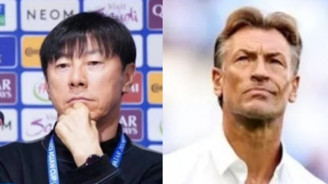 Beda Gaji Shin Tae-yong dan Herve Renard: Pelatih Timnas Indonesia vs Arab Saudi