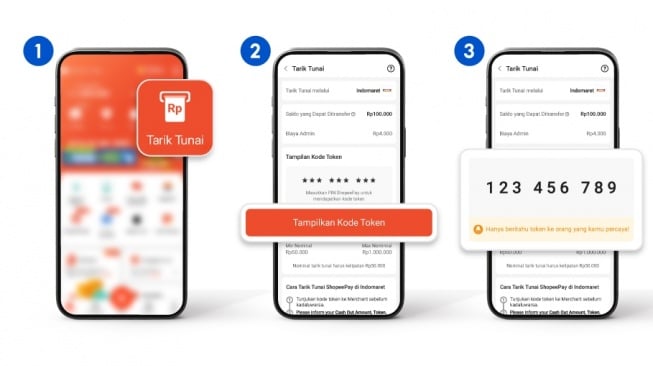 Cara Tarik Tunai ShopeePay di Indomaret, Cuma 4 Langkah