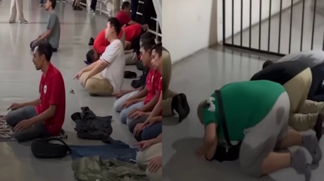 Viral Suporter Salat di Tribun GBK, Disebut Jadi 'Faktor X' Kemenangan Timnas Indonesia atas Arab Saudi