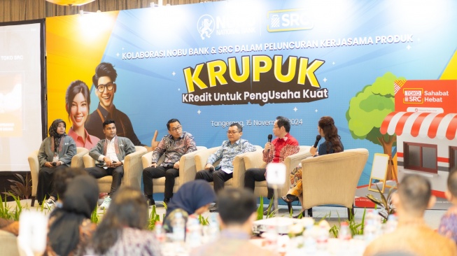 Tiru KUR, Nobu Bank Kenalkan 'KRUPUK' Kredit Lunak untuk Pelaku Usaha Warung SRC