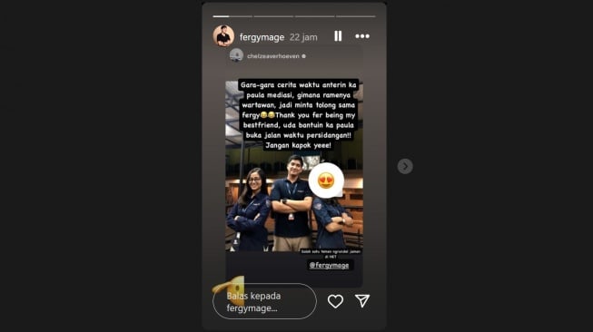 Fergy Mage, pria yang dampingi Paula Verhoeven (Instagram/@fergymage)