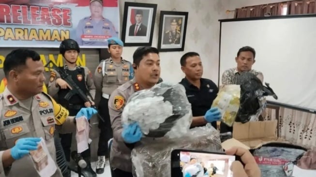 Polres Pariaman Ungkap Pemilik Ganja 11,7 Kilogram, Pelaku Ternyata Narapidana Narkoba