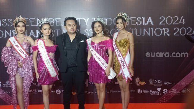 3 Ratu Dunia Beauty Pageant Hadiri Grand Final Miss Teen Beauty Indonesia dan Indonesian Stars Search 2024