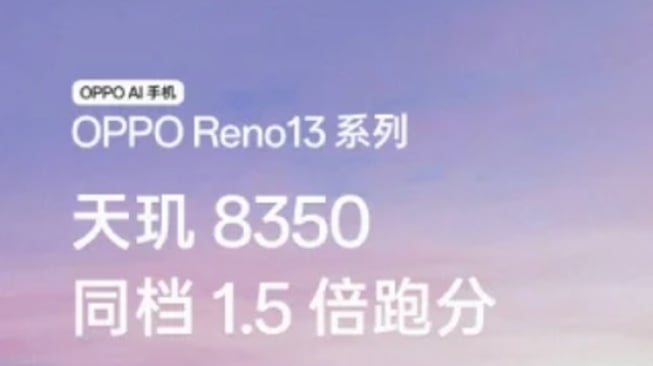 Seri Oppo Reno 13 Segera Meluncur, Fix Pakai Dimensity 8350