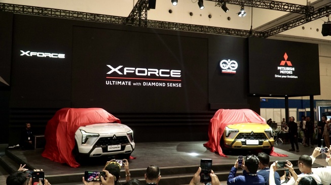 Mitsubishi Xforce Ultimate DS diluncurkan di GJAW 2024 pada Jumat (22/11/2024). [Dok MMKSI]