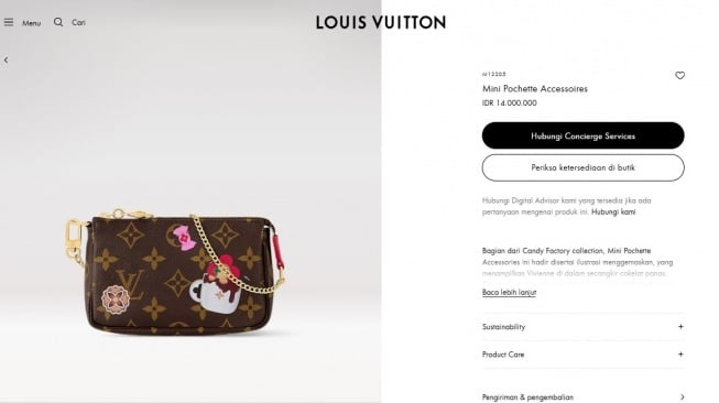 Kado Nursam Jhonlin istri Haji Isam (tengah) untuk ultah Azura. (id.louisvuitton.com)