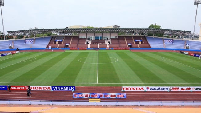 Stadion Viet Tri yang menjadi markas Vietnam di Piala AFF 2024. Stadion ini akan jadi venue pertandingan Vietnam vs Timnas Indonesia pada babak fase grup B Piala AFF 2024 [Facebook VietTriStadiumPhuTho]