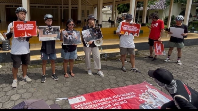 DMFI Bareng Shaggydog Serukan Larangan Peredaran Daging Anjing, Pemda DIY Siapkan Perda