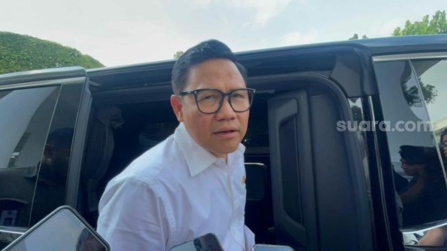 Ketua Umum Partai Kebangkitan Bangsa (PKB), Muhaimin Iskandar atau Cak Imin. (Suara.com/Novian)