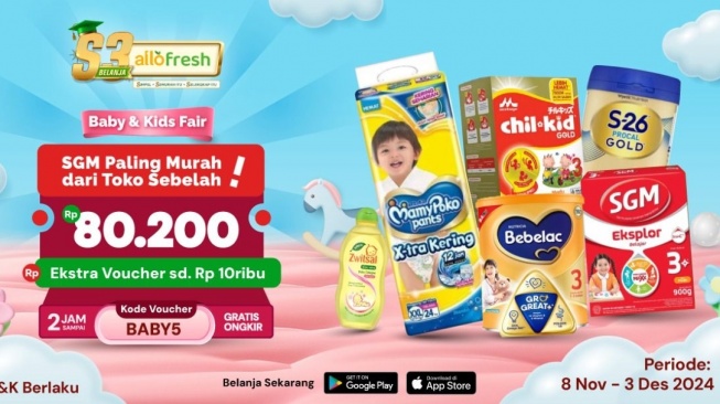 Tanggal Tua Tetap Bisa Belanja, Ini Promo Diskon Kebutuhan Ibu dan Anak Sampai 30%