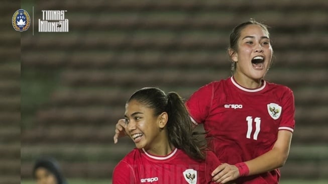 Timnas Indonesia wanita berhasil meraih kemenangan penting atas Malaysia dalam ajang ASEAN Cup Women 2024. (ig @TimnasIndonesia)