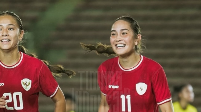 Timnas Indonesia wanita berhasil meraih kemenangan penting atas Malaysia dalam ajang ASEAN Cup Women 2024. (ig @TimnasIndonesia)