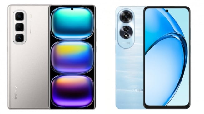 Perbandingan Spesifikasi Infinix Hot 50 Pro+ vs OPPO A60, Duel HP Murah Rp 2 Jutaan