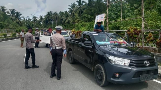 Jelang Pemungutan Suara Pilkada Serentak 2024, Polres Supiori Gelar Razia Cipta Kondisi