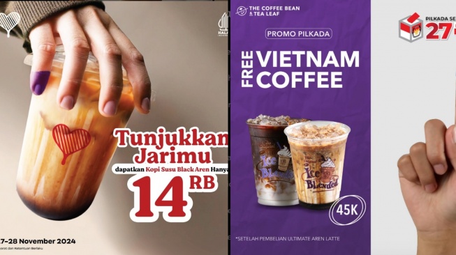 Buruan Serbu! Daftar Promo Pilkada 2024, Ada Kopi Gratis!