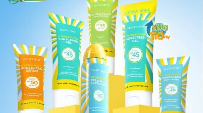 3 Varian Sunscreen dari Azarine dengan SPF 50, Ada Tone Up dan Bentuk Spray