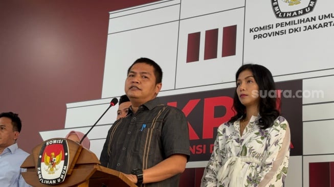 Ketua Komisi Pemilihan Umum (KPU) DKI Jakarta, Wahyu Dinata. (Suara.com/Dea)