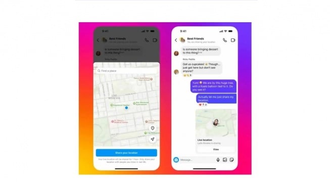 Fitur Live Location Instagram. [Instagram]