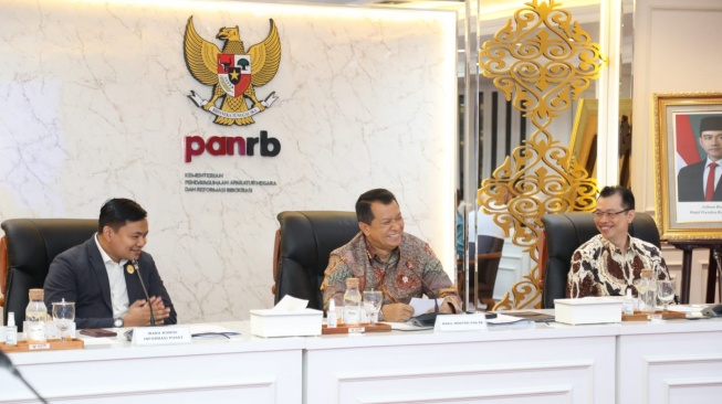 Rapat Bersama Pimpinan Komisi Informasi Pusat (Dok. Kementerian PANRB)