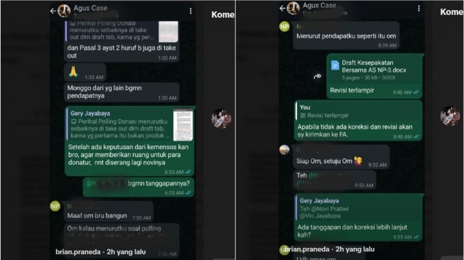 Pratiwi Noviyanthi sepakati surat kesepakatan (TikTok @brian.praneda)