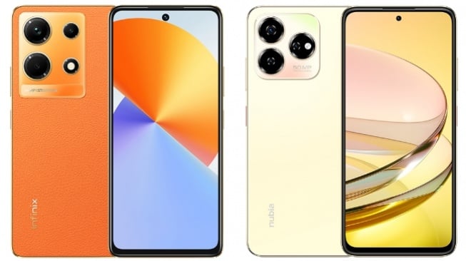 Perbandingan Spesifikasi Infinix Note 30 vs ZTE Nubia V60, Duel HP Murah Rp 1 Jutaan