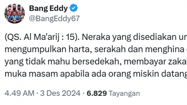 Teguran kepada Gus Miftah menggunakan ayat Al Quran (X)