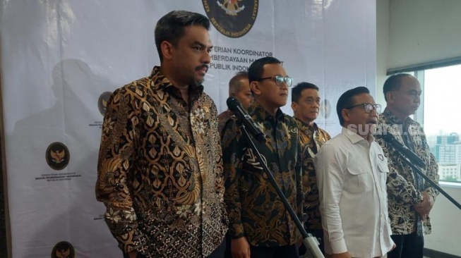 Menteri Koordinator Bidang Pemberdayaan Manusia (PM), Muhaimin Iskandar alias Cak Imin. (Suara.com/Lilis Varwati)