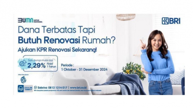 Agar Rencana Renovasi Rumah Idaman Lebih Efisien, Yuk Manfaatkan KPR BRI!