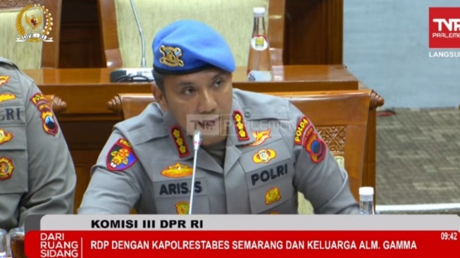 Kabid Propam Polda Jateng Kombes Aris Supriyono. [Tangkapan layar]