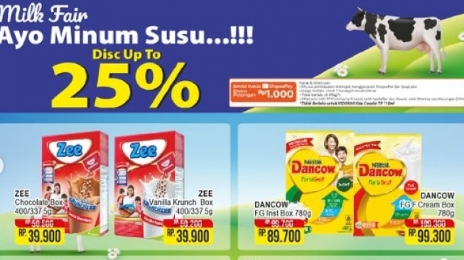 Sikat Murah! Promo Susu di Alfamart Awal Desember 2024, Cek Yuk