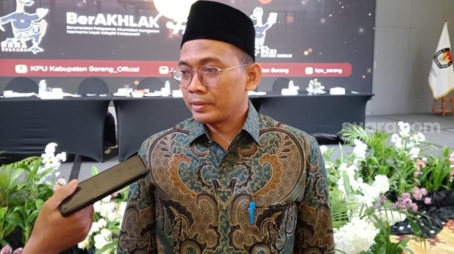 Ketua KPU Kabupaten Serang Muhamad Nasehudin. [Yandi Sofyan/Suara.com]