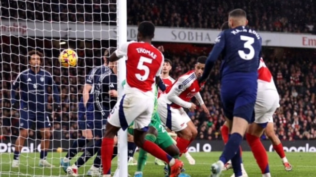 Arsenal sukses meraih kemenangan 2-0 atas Manchester United dalam lanjutan Liga Inggris di Emirates Stadium, Kamis (6/12/2024). [Instagram]