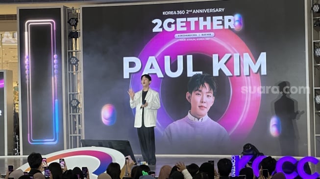 Sukses Meriahkan Acara Ultah Korea 360, Paul Kim Spoiler Rencana Konser di Jakarta