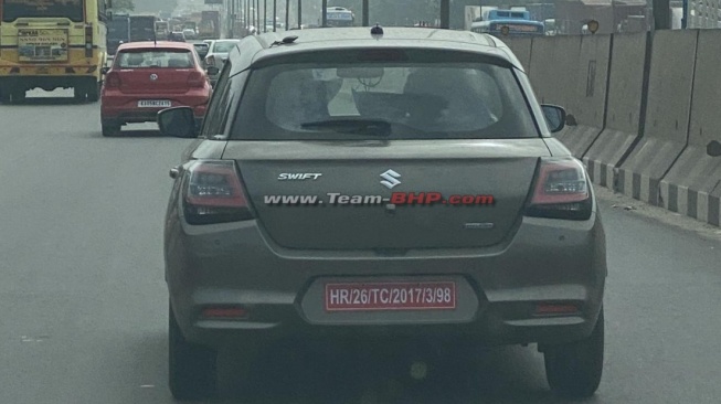 Spyshot Suzuki Swift Hybrid. (Team BHP via Motorbeam)