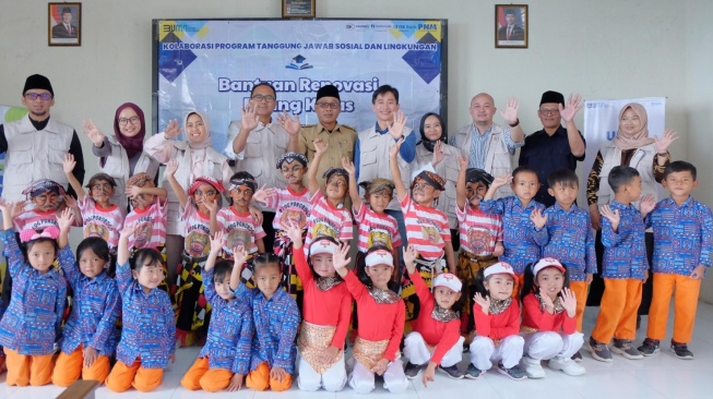 Renovasi TK di Dusun Butuh, PNM, Jamkrindo, Askrindo, dan Bank IBK Dukung Sarana Belajar yang Nyaman bagi Anak-anak