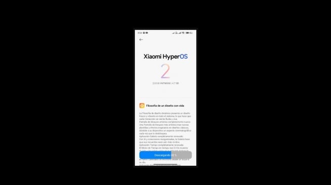 Pembaruan HyperOS 2.0 di Redmi Note 12. [Xiaomitime]