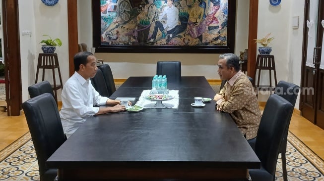 Ahmad Muzani Temui Jokowi Jelang Kongres, Sinyal Gabung Partai Gerindra?