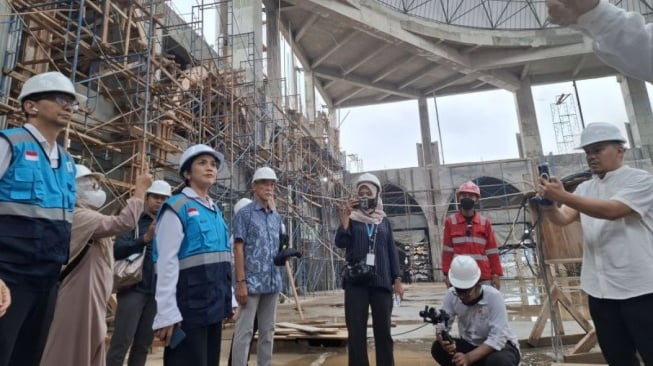 Masjid Raya Al-Bakrie Lampung 70 Persen Rampung, Tarawih Tahun Depan Sudah Bisa Dipakai