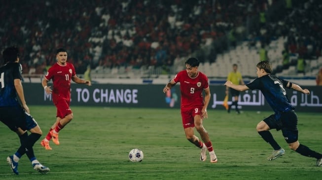 Rafael Struick saat membela Timnas Indonesia melawan Jepang di babak Kualifikasi Piala Dunia 2026 [Instagram Rafael Struick]