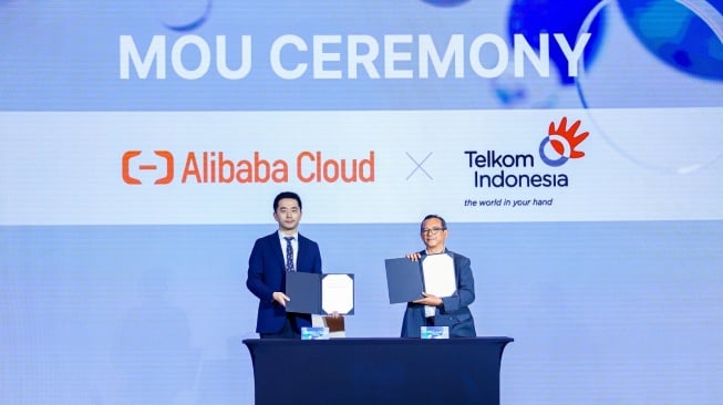 Telkom dan Alibaba Cloud Jalin Kerja Sama Perkuat Ekosistem Digital