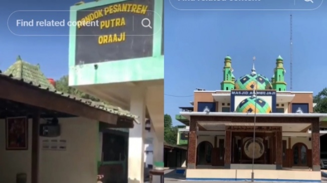 Pesantren dan masjid milik Gus Miftah (TikTok)