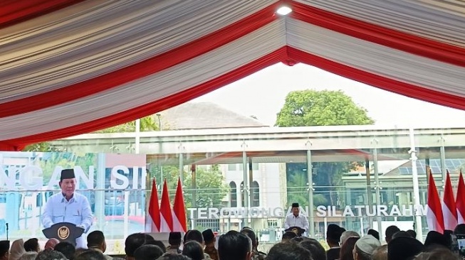 Prabowo Minta Maaf ke Jokowi saat Resmikan Terowongan Silaturahim, Kenapa?