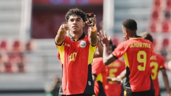 Penyerang Timnas Timor Leste, Joao Pedro. (Instagram/joaopedroo._10)