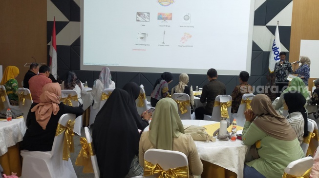 Suasana seru Pengundian Semarak RPK Point Reward 2024 (Suara.com/CNR ukirsari)