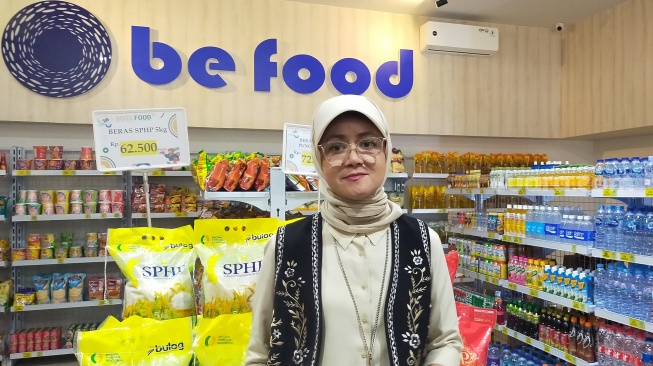Febby Novita, Direktur Bisnis PT Bulog (Suara.com/CNR ukirsari)