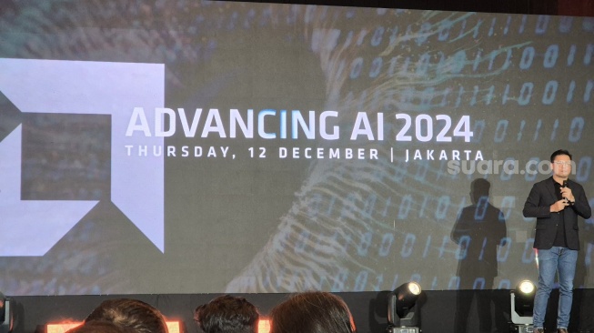 Peluncuran Ryzen AI PRO 300 Series, Jakarta, Kamis (12/12/2024). [Suara.com/Dythia]