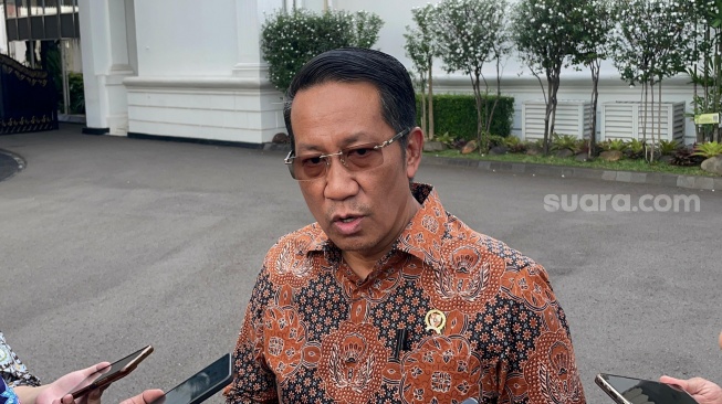 Menteri Hukum Supratman Andi Agtas. (Suara.com/Novian)